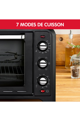 Oven met Draaiende Lucht Optimo - 39 l - Zwart