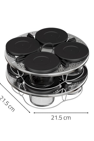 8 Potjes - Accessoire Cookeo