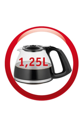 Koffiezetapparaat Subito 1,25 l - 1000 W - 15 kopjes - Zwart