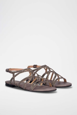 Sandales - Gris et marron