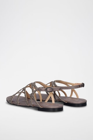 Sandales - Gris et marron
