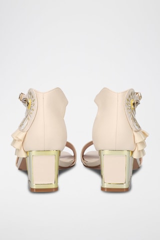 Sandales à talons Luisa - Beige et doré