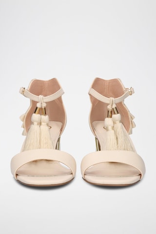 Sandales à talons Luisa - Beige et doré