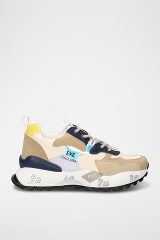 Baskets - Beige et bleu