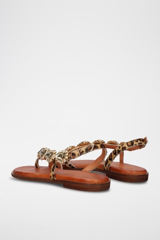 Sandales - Marron et beige