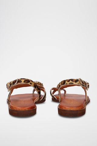 Sandales - Marron et beige