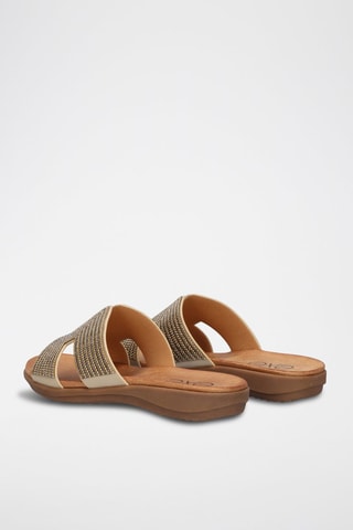 Mules - Beige et marron