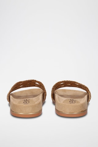Mules - Beige et marron