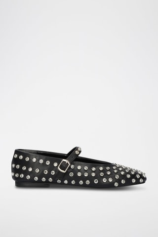Babies en cuir - Noir
