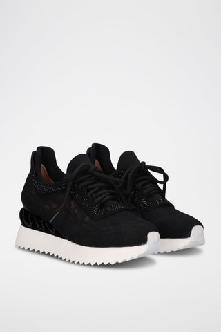 Sneakers plateformes - Noir et blanc