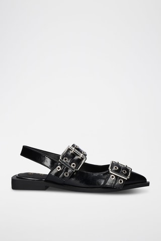 Ballerines vernies - Noir