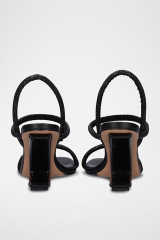Sandales à talons - Noir