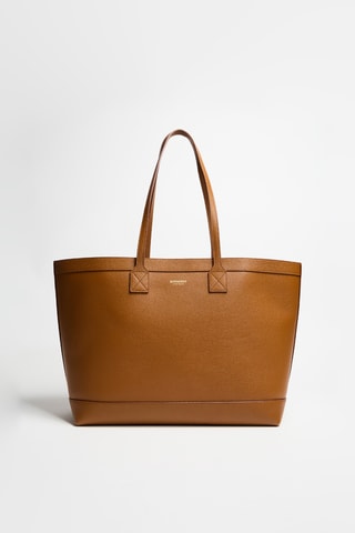 Tote bag en cuir Tawny  - Marron