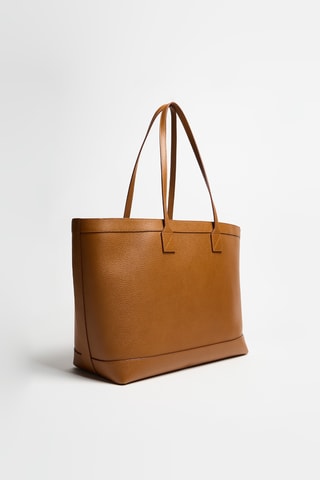Tote bag en cuir Tawny  - Marron