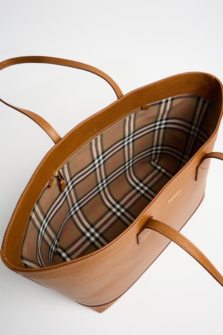 Tote bag en cuir Tawny  - Marron