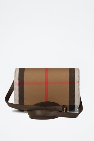 Pochette en cuir Ll Madison Mx Gbh - Marron ébèn