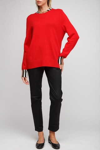 Pull en laine et en cachemire Eyre - Rouge vif