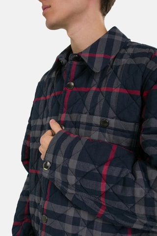 Chemise Check - Bleu marine