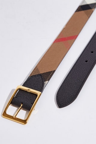 Ceinture Reversible - Noir
