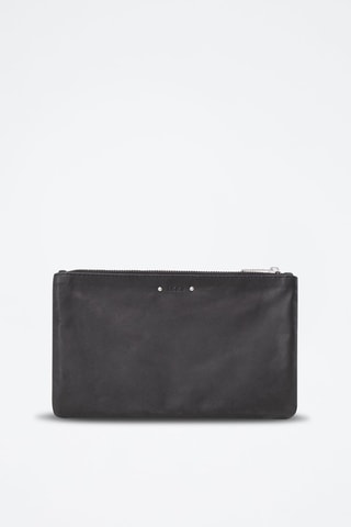 Pochette in pelle d’agnello - Nero