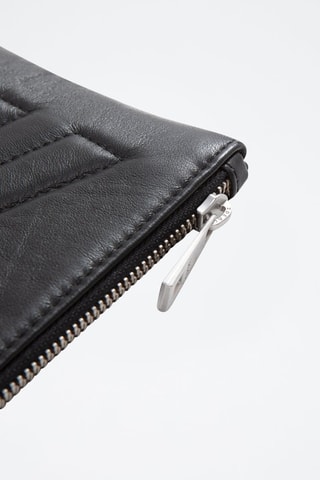 Pochette in pelle d’agnello - Nero