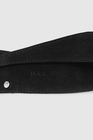 Cintura in pelle di vitello - Nero - IKKS