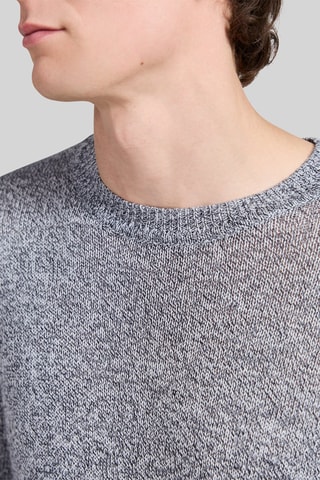 Maglia in lino - Grigio e blu - IKKS
