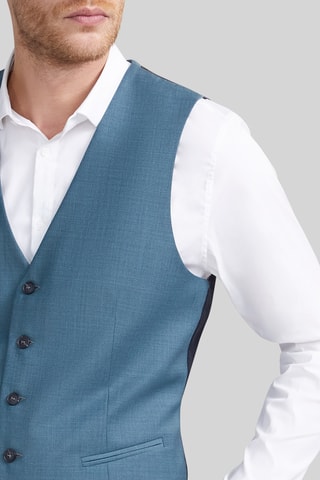 Gilet da completo in lana - Blu chiaro - IKKS