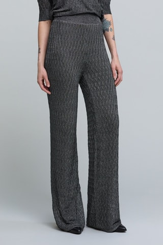 Pantaloni a vita alta - Nero