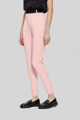 Pantaloni straight a vita alta. - Rosa - IKKS