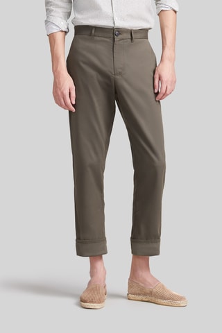 Pantaloni chino regular - Kaki - IKKS