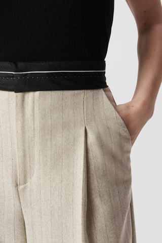 Pantaloni straight - Beige - IKKS