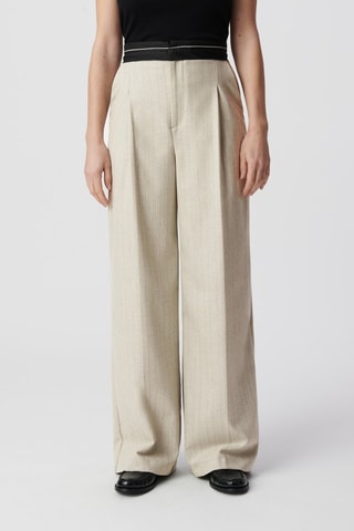 Pantaloni straight - Beige - IKKS