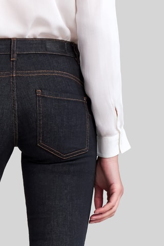 Jeans slim a vita bassa - Nero - IKKS