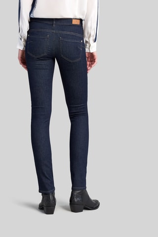 Jeans slim a vita bassa - Petrolio - IKKS