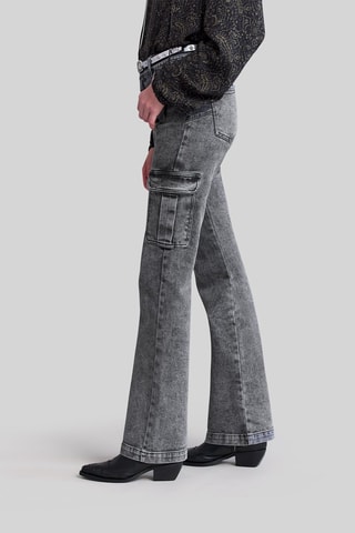 Jeans flare - Nero - IKKS