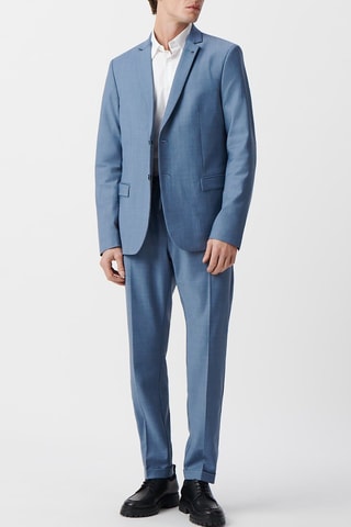 Giacca in lana - Blu-grigio - IKKS