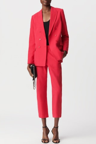 Giacca in lino - Rosso - IKKS