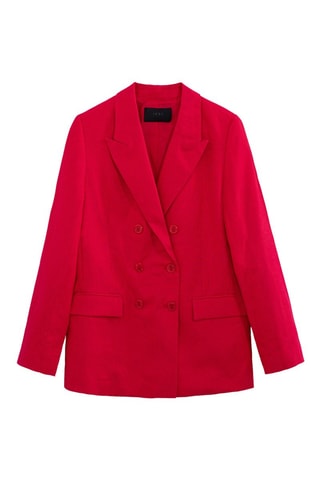 Giacca in lino - Rosso - IKKS