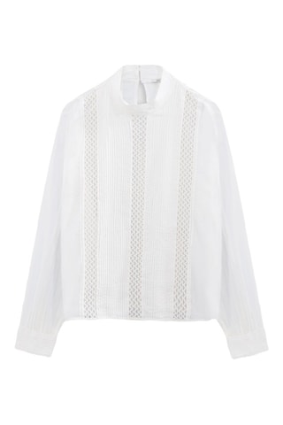 Top in cotone bio - Bianco - IKKS