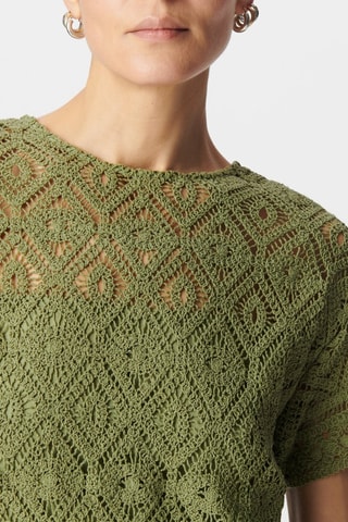 Abito taglio dritto in cotone bio - Verde oliva - IKKS