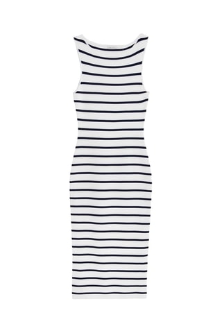 Abito a tubino - Bianco e navy - IKKS