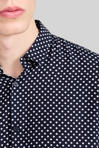 Camicia slim - Blu - IKKS