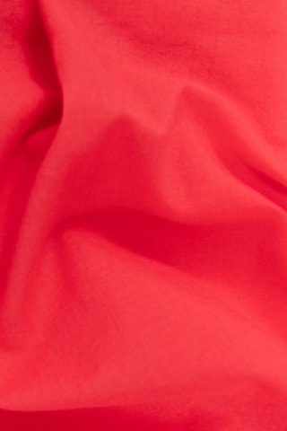 Camicia slim in cotone bio - Rosso - IKKS