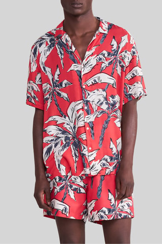 Camicia regular - Rosso - IKKS