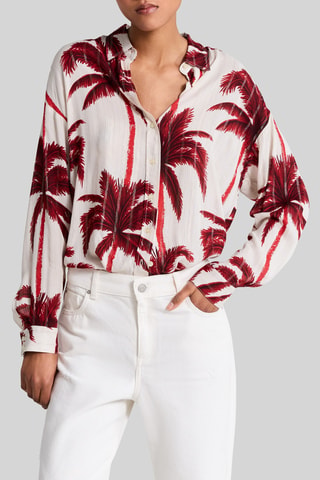 Camicia oversize - Ecrù - IKKS