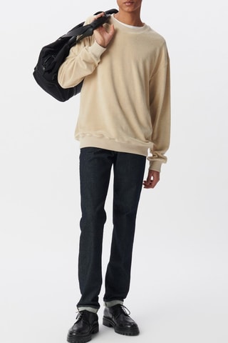 Felpa in cotone bio - Beige - IKKS