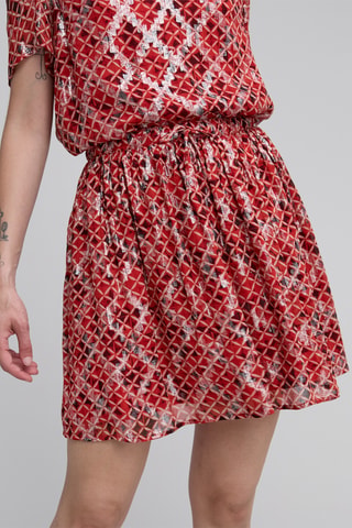 Gonna a campana - Rosso