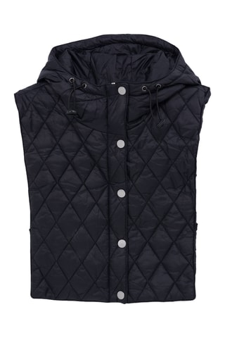 Plastron con cappuccio - Nero - IKKS Women