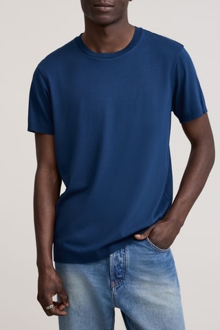 T-shirt - Navy - Ikks Men
